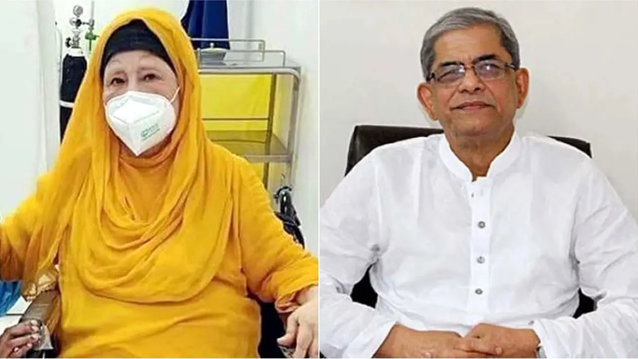 খালেদা জিয়াকে দেখতে হাসপাতালে গেলেন মির্জা ফখরুল