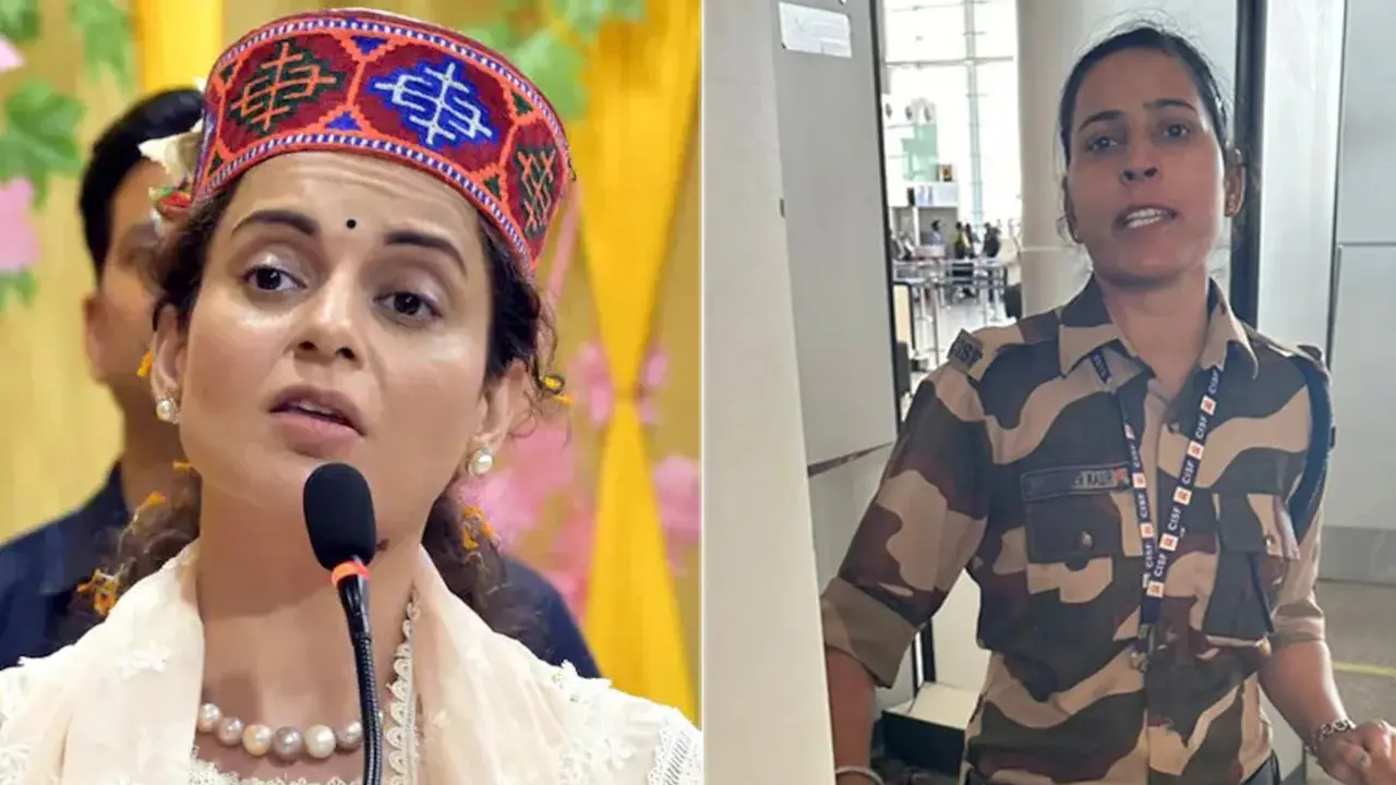 বিমানবন্দরে কঙ্গনাকে থাপ্পড় মারলেন পুলিশ কনস্টেবল