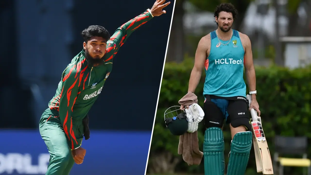 রিশাদকে হুমকি দিয়ে রাখলেন অজি মারকুটে ব্যাটার