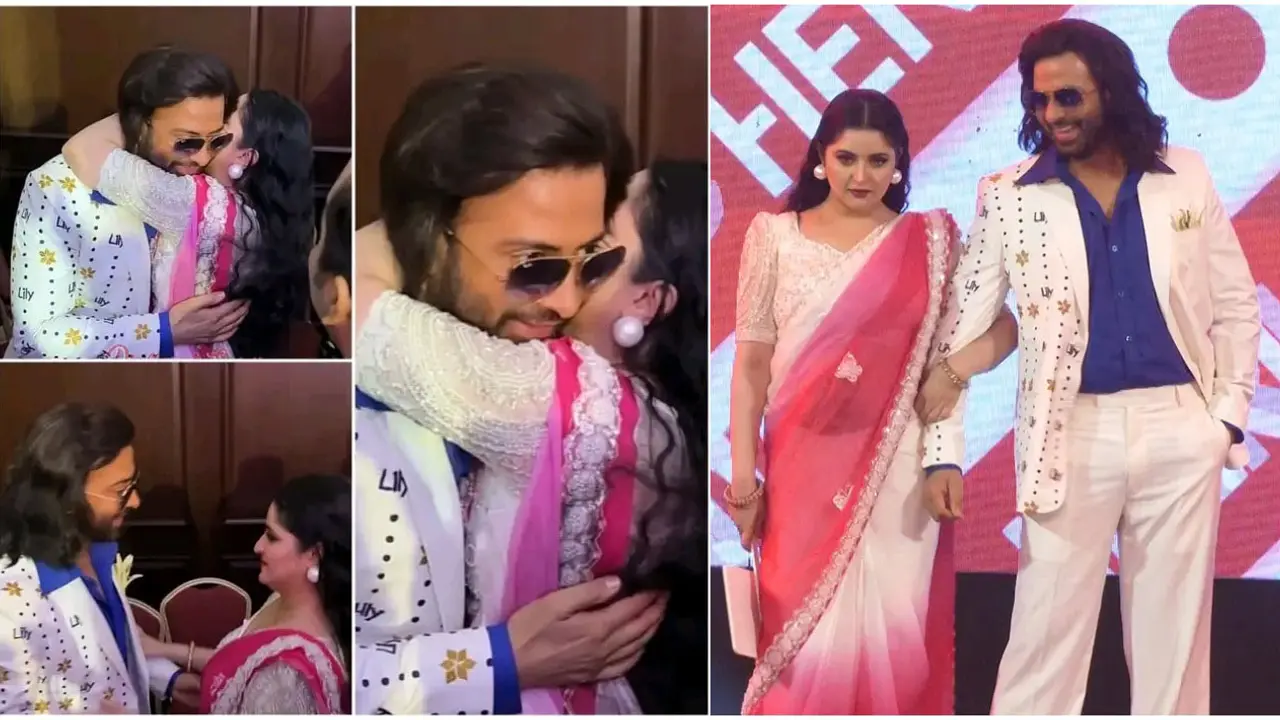 শাকিবকে দেখেই জড়িয়ে ধরলেন পরীমণি