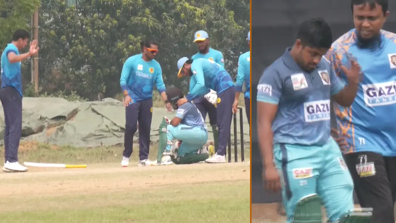 তাসকিনের বলে মাথায় আঘাত, হাসপাতালে আল-আমিন