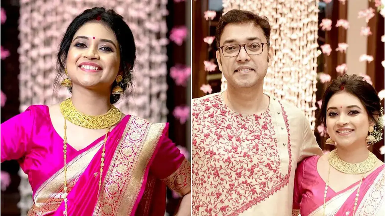 বিয়ের ছবি প্রকাশ করলেন প্রস্মিতা