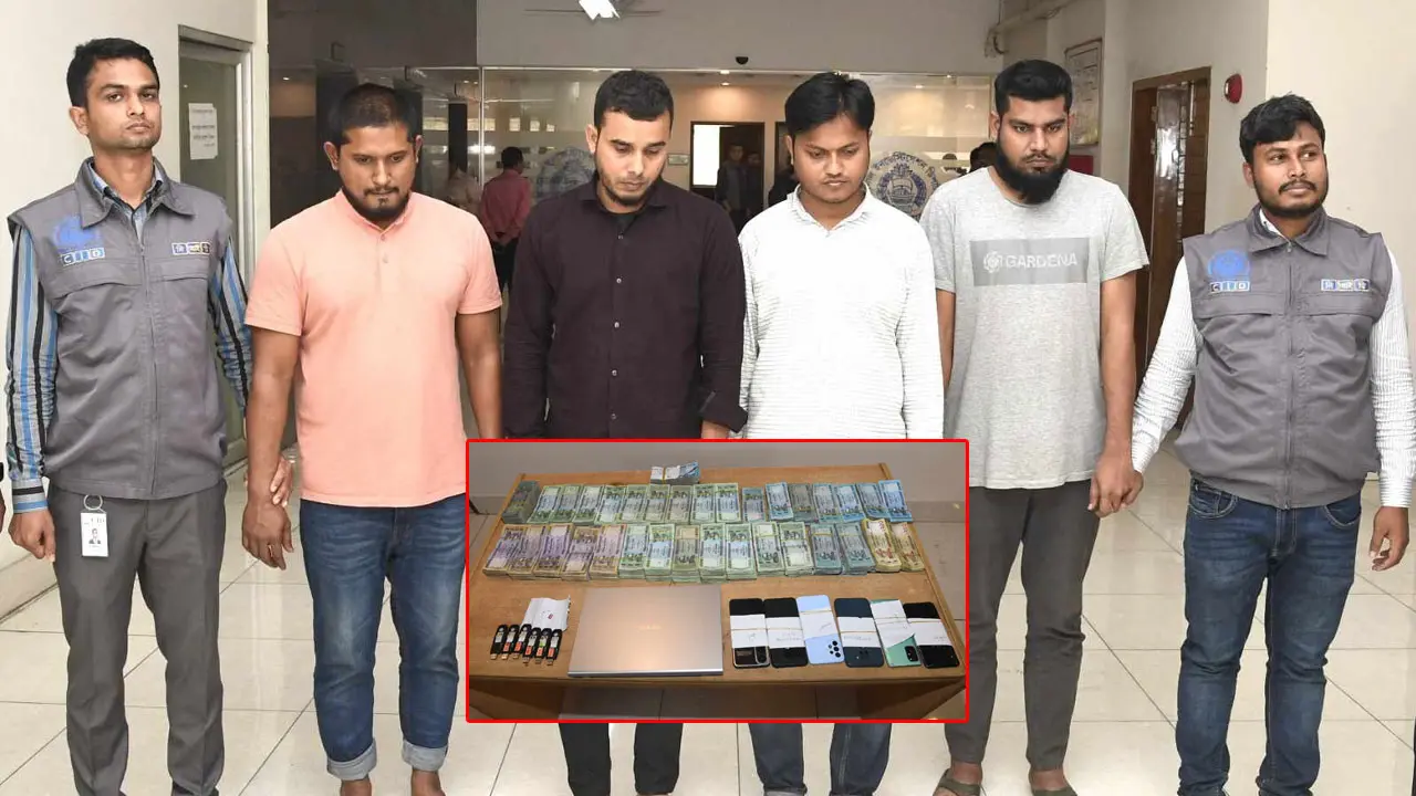 ডিজিটাল হুন্ডি : ৪৮ এজেন্ট সিমে লেনদেন ৪০০ কোটি, গ্রেপ্তার ৫