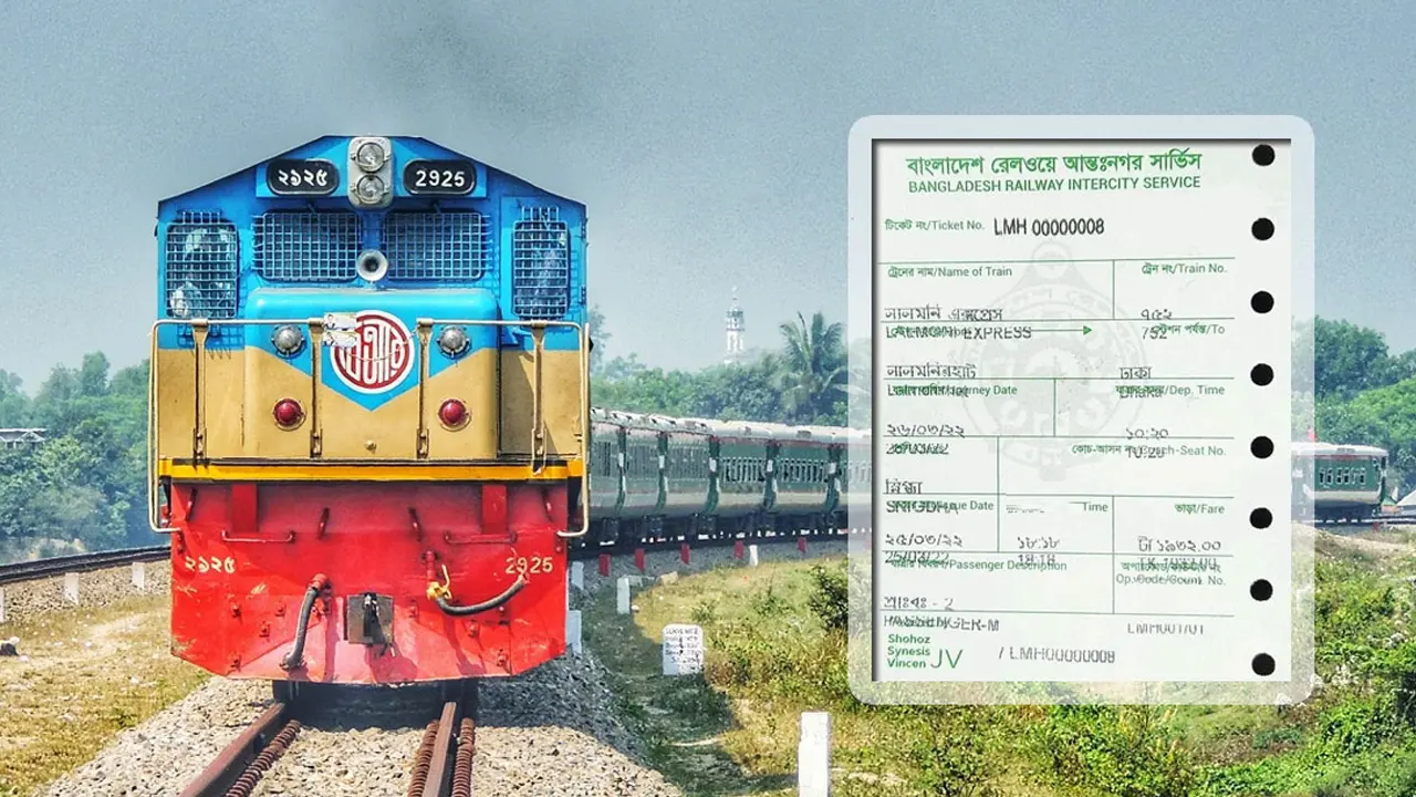 ঈদে ট্রেনযাত্রা : পশ্চিম ও পূর্বাঞ্চলের টিকিট মিলবে যখন