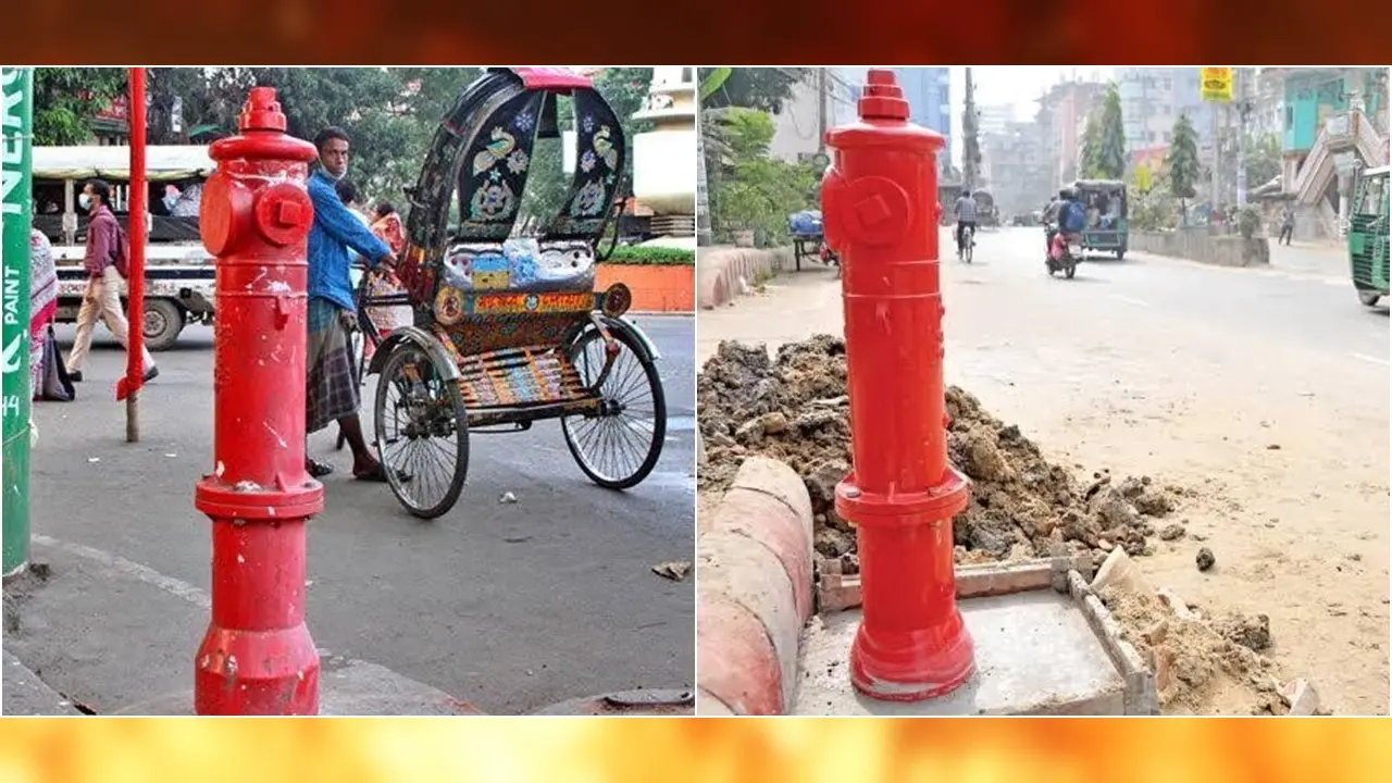 চট্টগ্রামের ফায়ার হাইড্রেন্ট ‘ফায়ার’ নেভানোর কাজে আসে না