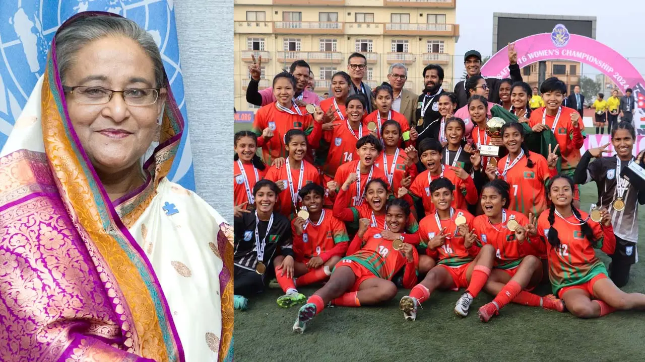 সাফ চ্যাম্পিয়নদের অর্থ পুরস্কারের ঘোষণা প্রধানমন্ত্রীর