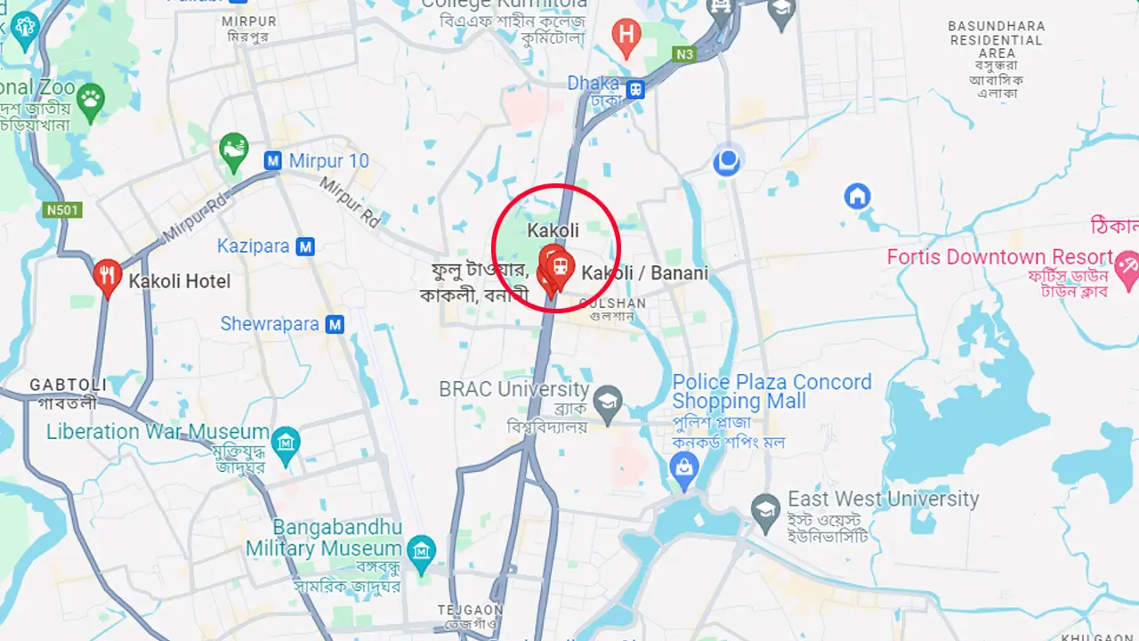 কাকলীতে রাস্তা পার হওয়ার সময় মোটরসাইকেলের ধাক্কায় বৃদ্ধ নিহত