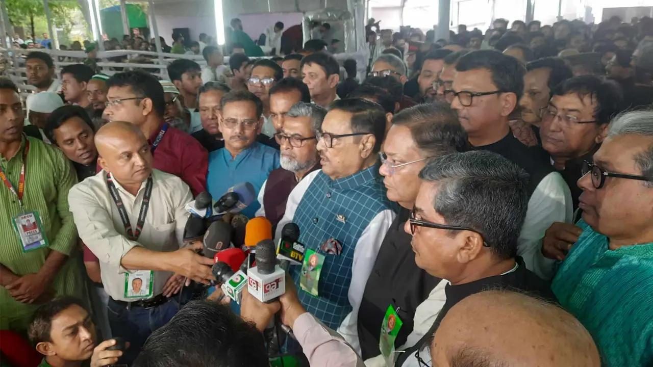 বঙ্গবন্ধুর প্রদর্শিত পথই আমাদের পথ : ওবায়দুল কাদের