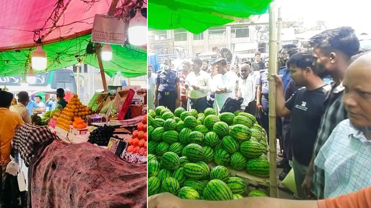 অভিযানের খবরে পালাল তরমুজ ব্যবসায়ীরা