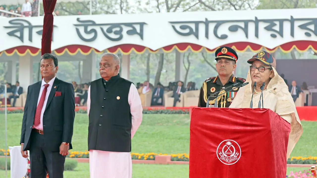 পিলখানায় এলেই মনটা ভারি হয়ে যায় : প্রধানমন্ত্রী