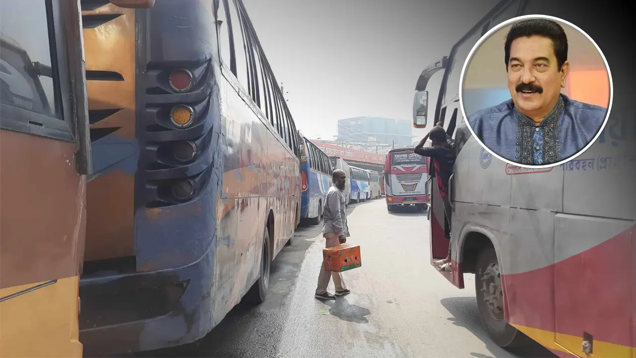 বাসের অবৈধ পার্কিং, কথা রাখেননি রাঙ্গা