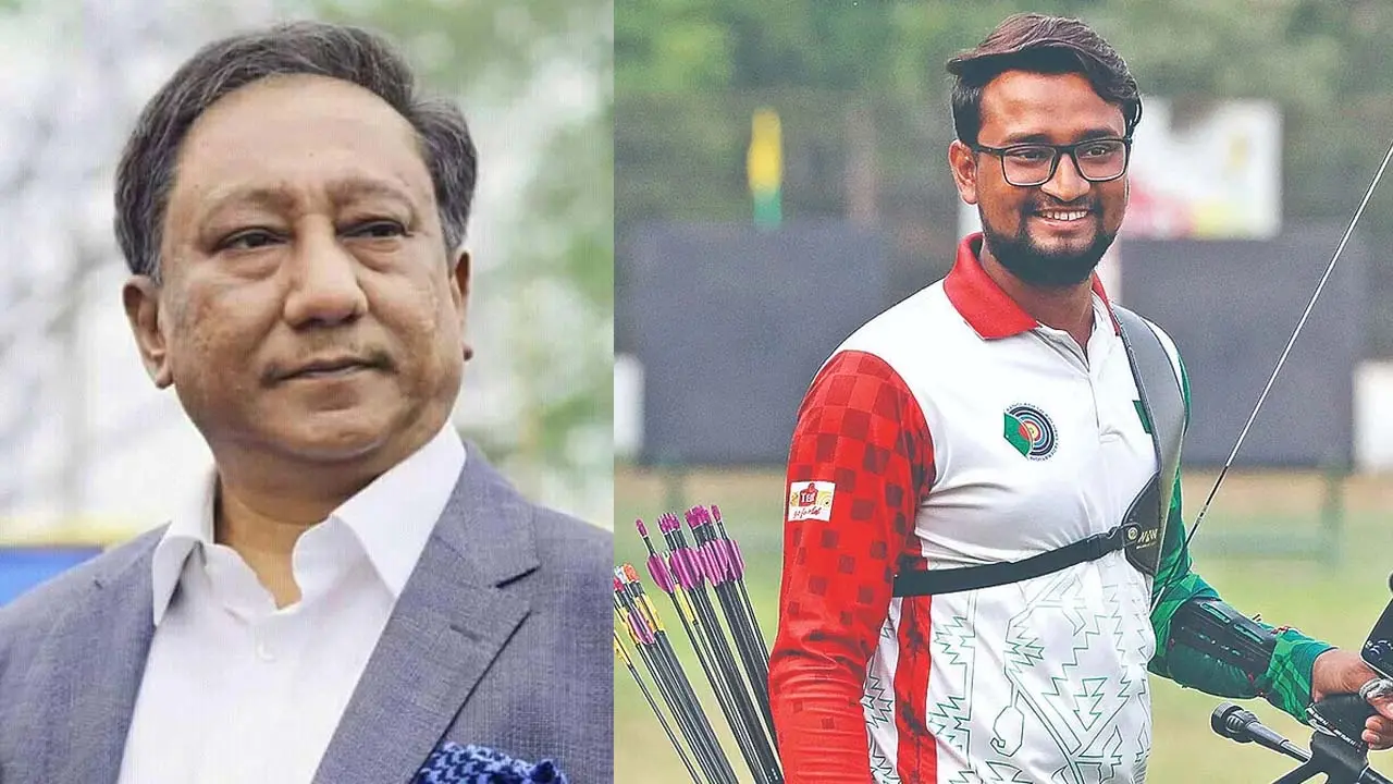 মন্ত্রীর আরচ্যারির বিশেষ আলোচনায় ছিলেন রোমান সানা