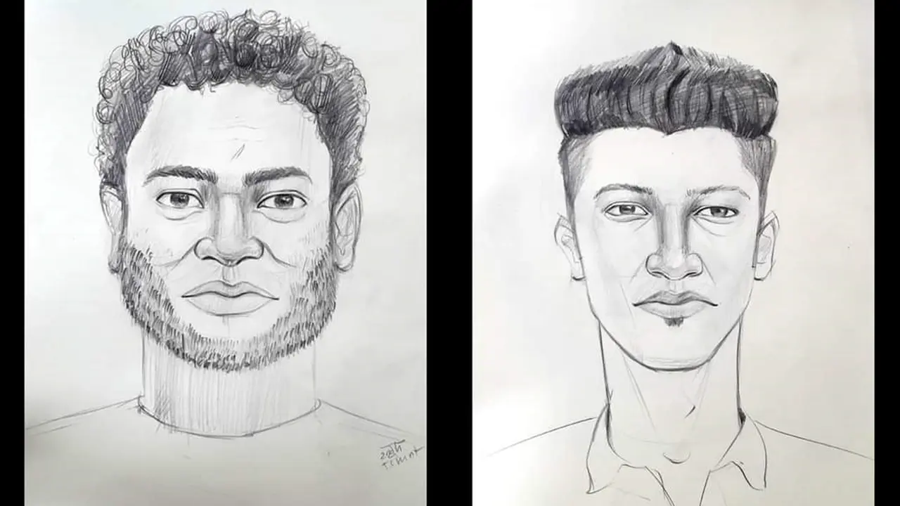 বড় বোনের বর্ণনায় আঁকা হলো দুই খুনির স্কেচ