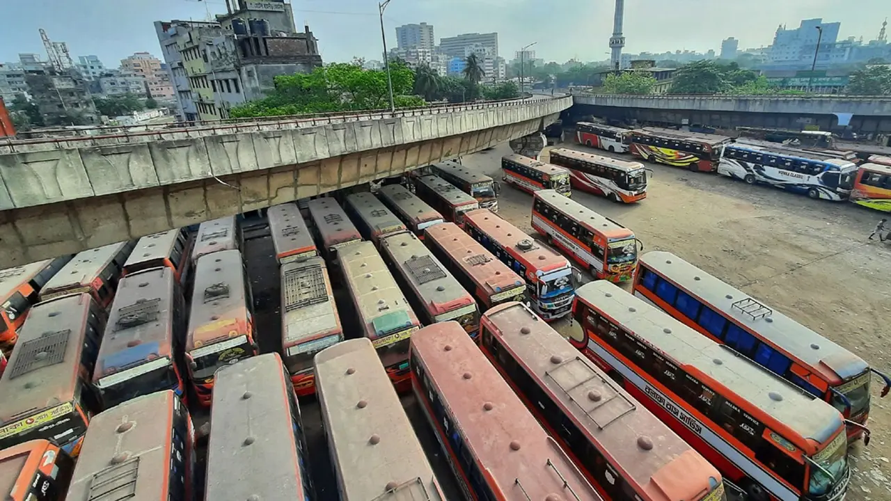 বাস চলাচল ‘বন্ধ’ থাকবে আজ