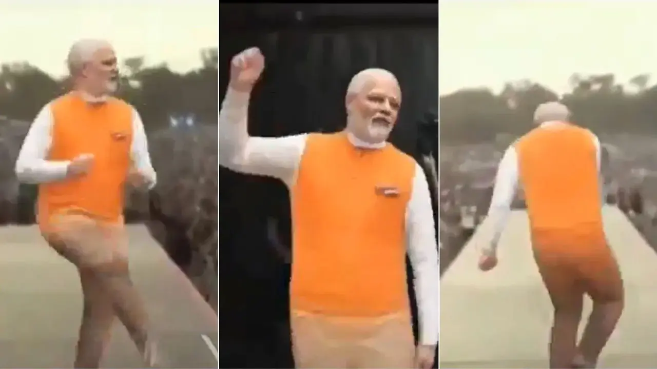 পাগলু সেই নাচের ভিডিও নিজেই শেয়ার করলেন মোদি, বললেন— আনন্দ পেলাম