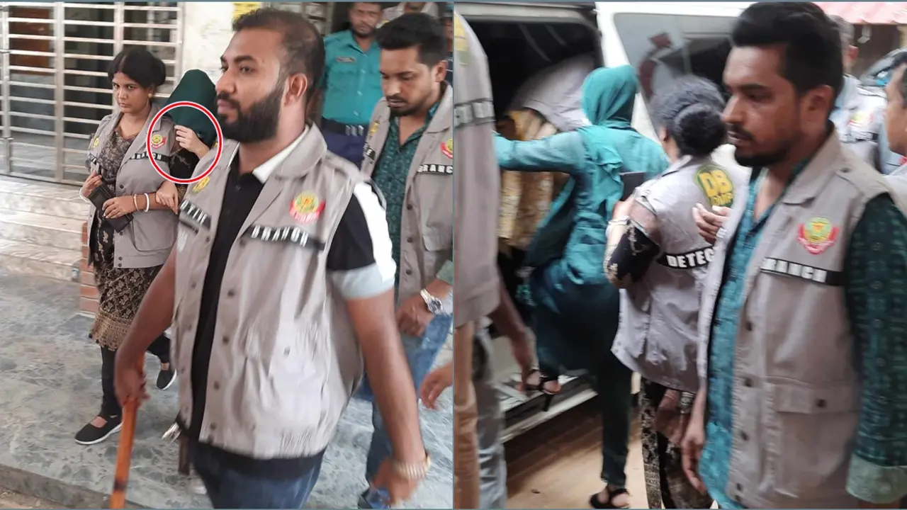 আদালত থেকে মুখ লুকিয়ে বের হলেন শিলাস্তি