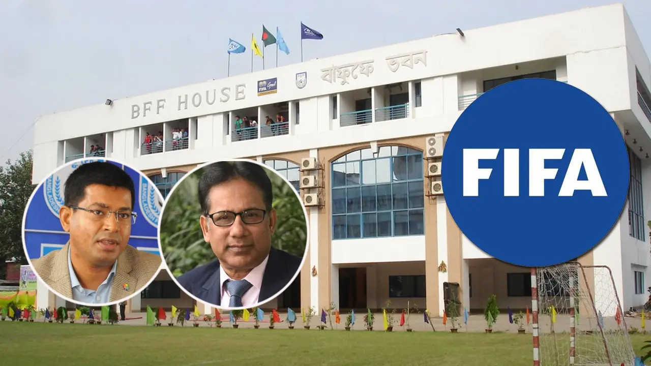 বাফুফের ২ কর্মকর্তাকে ফিফার নিষেধাজ্ঞা, ১৩ লাখ জরিমানা মুর্শেদীর
