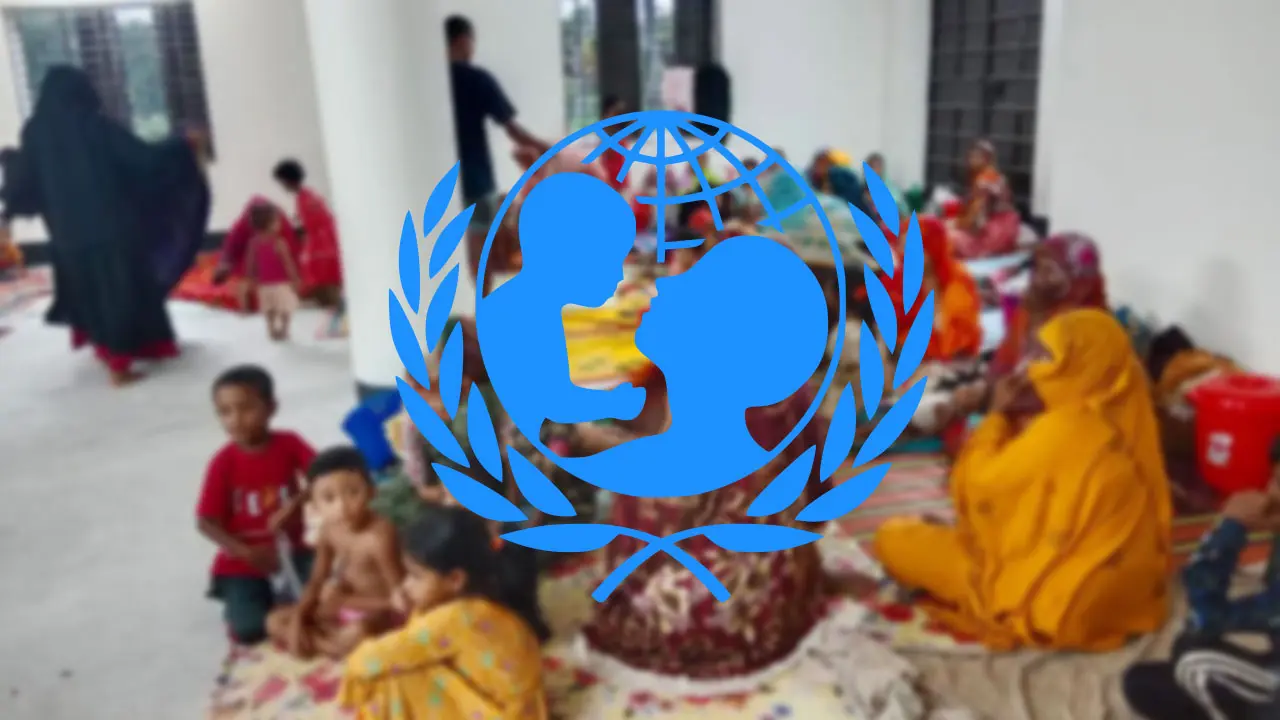 ঘূর্ণিঝড় রেমালে ঝুঁকিতে উপকূলীয় অঞ্চলের ৩২ লাখ শিশু : ইউনিসেফ