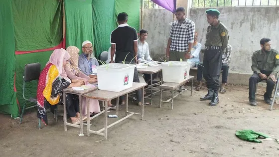 ব্রাহ্মণবাড়িয়ায় জাল ভোট দিতে না দেওয়ায় পোলিং অফিসারকে মারধর