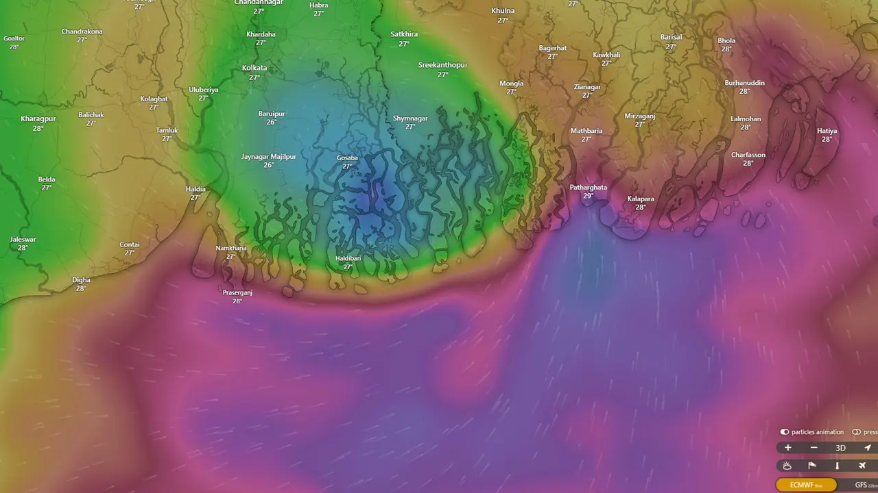 শক্তি দেখাচ্ছে রেমাল, পটুয়াখালীতে সর্বোচ্চ ১০২ কি.মি. বেগে আঘাত