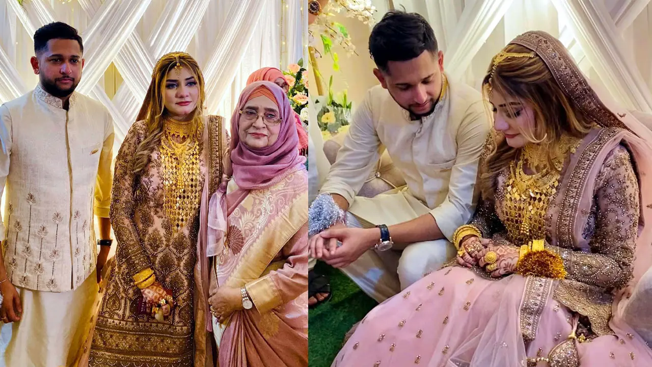 তৌহিদ আফ্রিদির বিয়ের একাধিক ছবি-ভিডিও প্রকাশ্যে