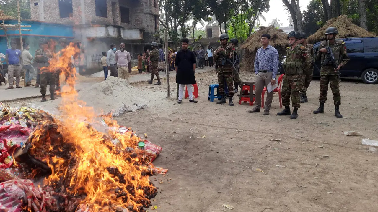 ভেজাল ও রং মেশানো শিশুখাদ্য বিক্রি, ব্যবসায়ীকে জরিমানা