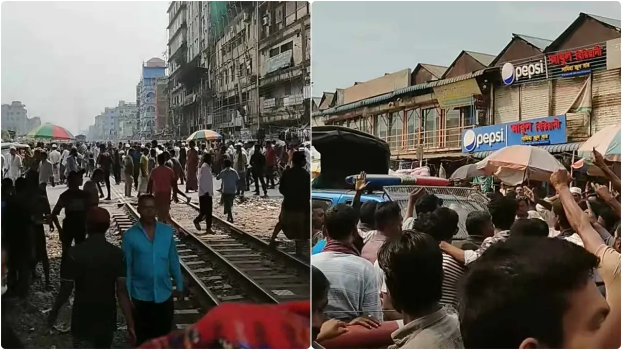 অটোরিকশা চালকদের অবরোধ, ঢাকা-পদ্মা সেতু ট্রেন চলাচল বন্ধ