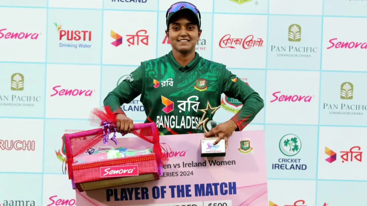 ম্যাচসেরা হয়ে যা বললেন অধিনায়ক জ্যোতি