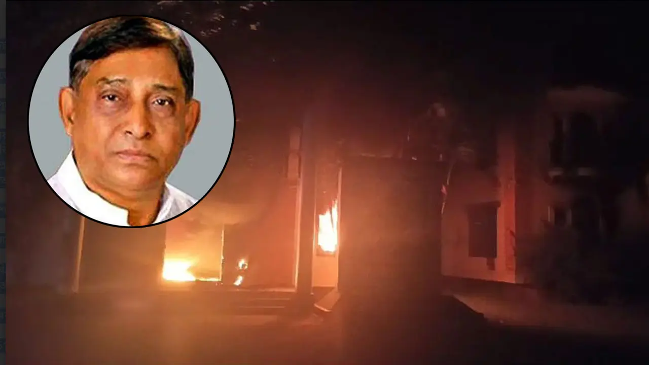 সাবেক মন্ত্রী মায়া চৌধুরীর বাড়িতে আগুন