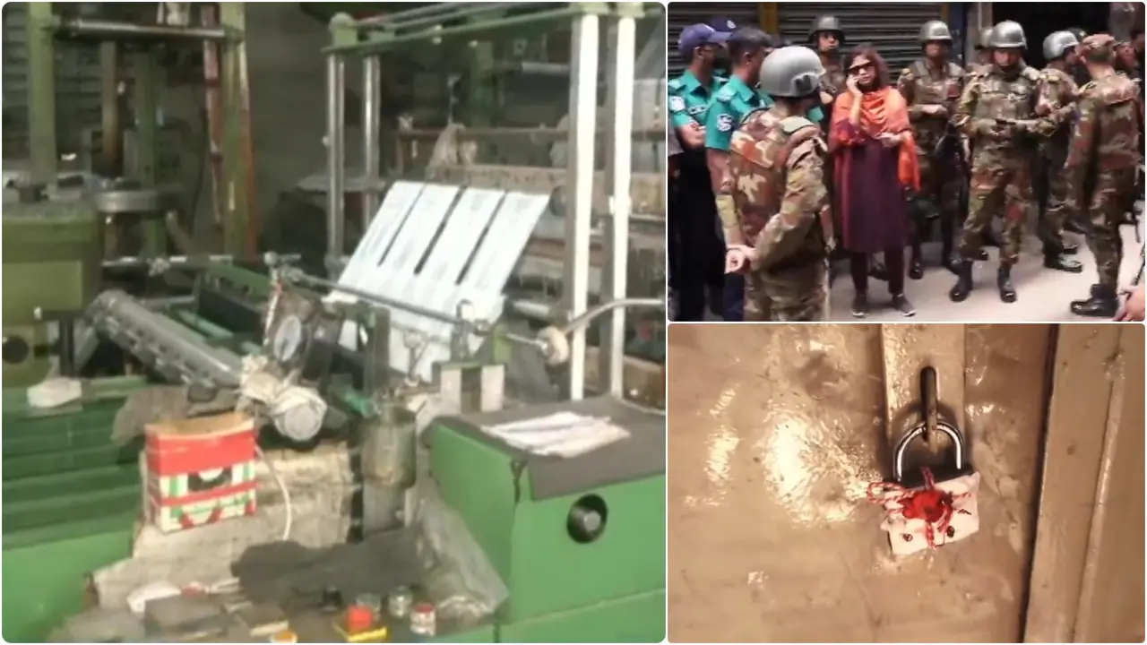 পলিথিন কারখানায় অভিযান, তালা ঝুলিয়ে পালালেন মালিকরা