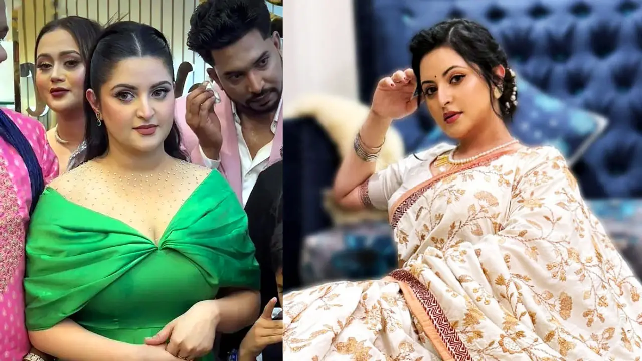 শোরুম উদ্বোধনে গিয়ে ‘ভুয়া ভুয়া’ স্লোগান, চলে গেলেন পরীমণি