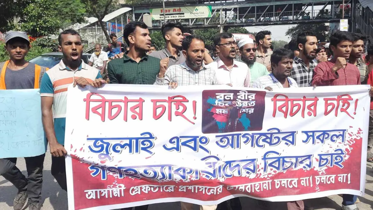 মিরপুর থানায় বৈষম্যবিরোধী ছাত্র ও শহীদ পরিবার