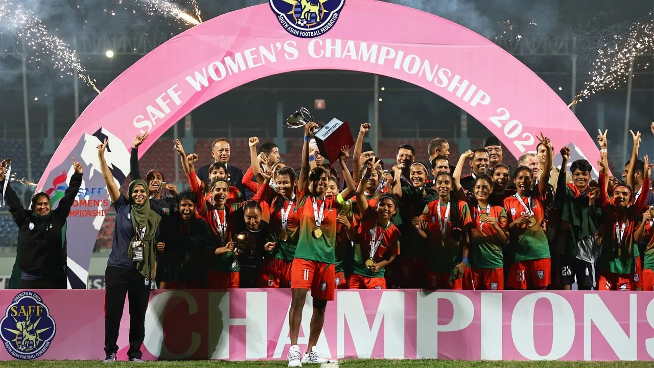 সাফ চ্যাম্পিয়নদের ম্যাচ ফি দেয়নি বাফুফে