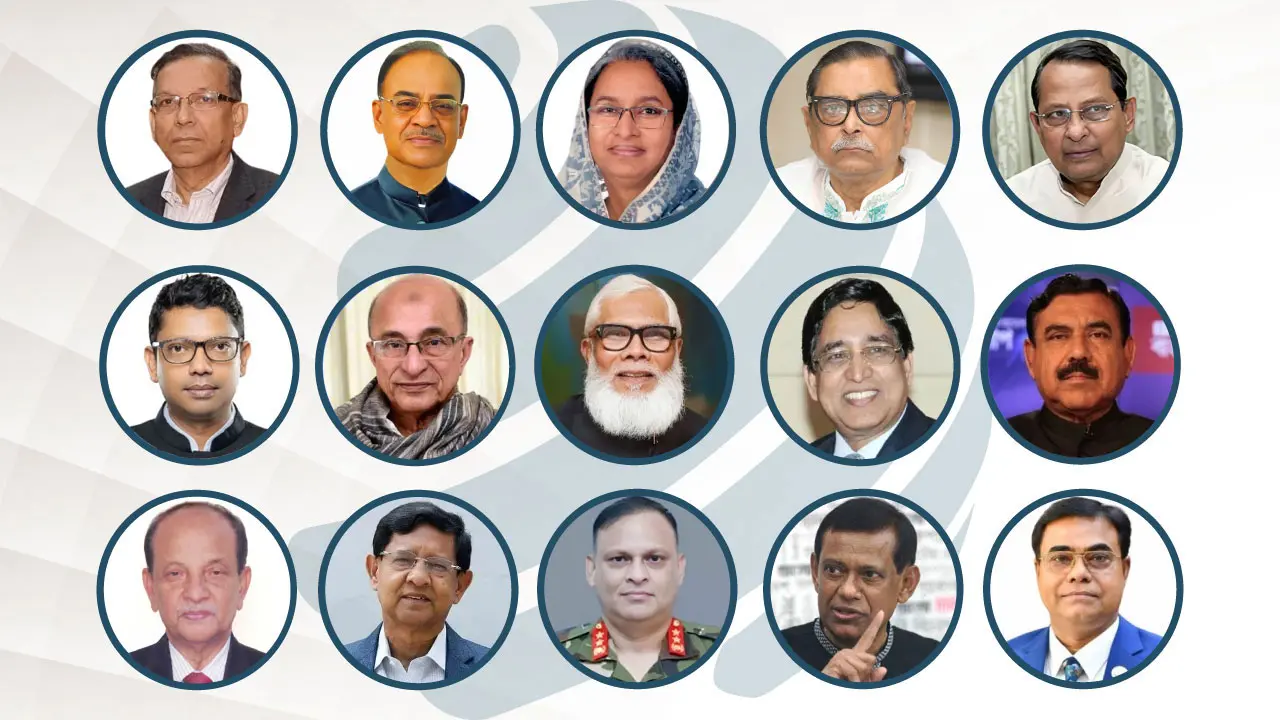 গ্রেপ্তার হওয়া সাবেক মন্ত্রীদের ট্রাইব্যুনালে হাজির করার নির্দেশ