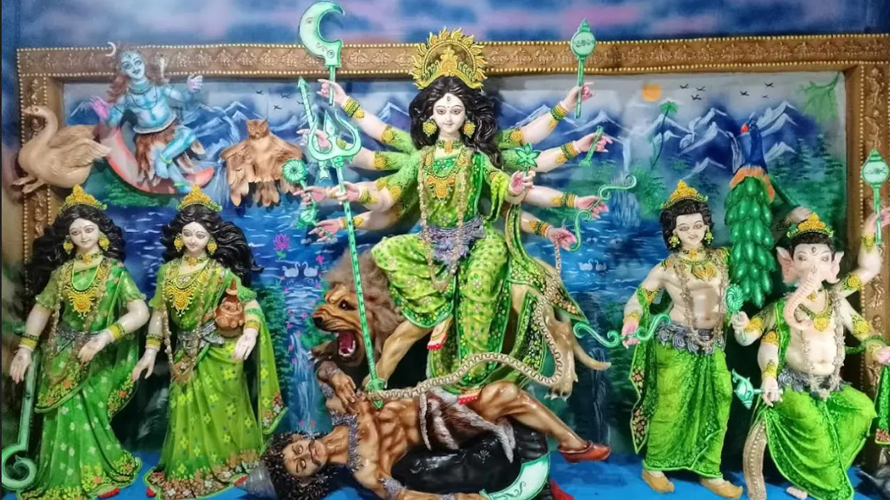 রাজবাড়ীতে ৪৪১ মণ্ডপে দুর্গাপূজা শুরু