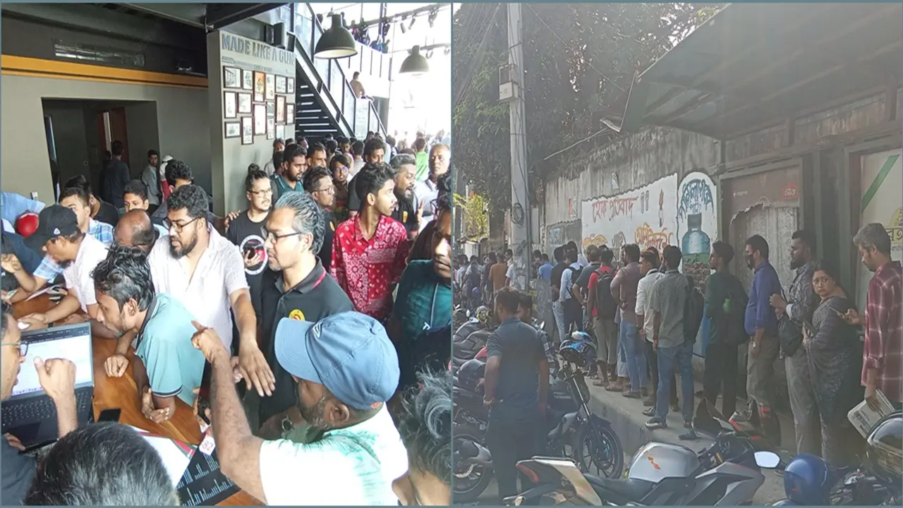 রয়্যাল এনফিল্ডের জন্য মধ্যরাত থেকে ক্রেতার লাইন, হুমড়ি খেয়ে বুকিং