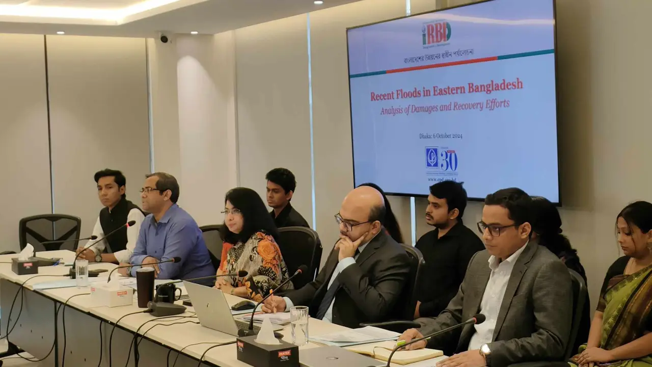 দক্ষিণ-পূর্বাঞ্চলে বন্যায় ক্ষতি ১৪ হাজার ৪২১ কোটি টাকা : সিপিডি