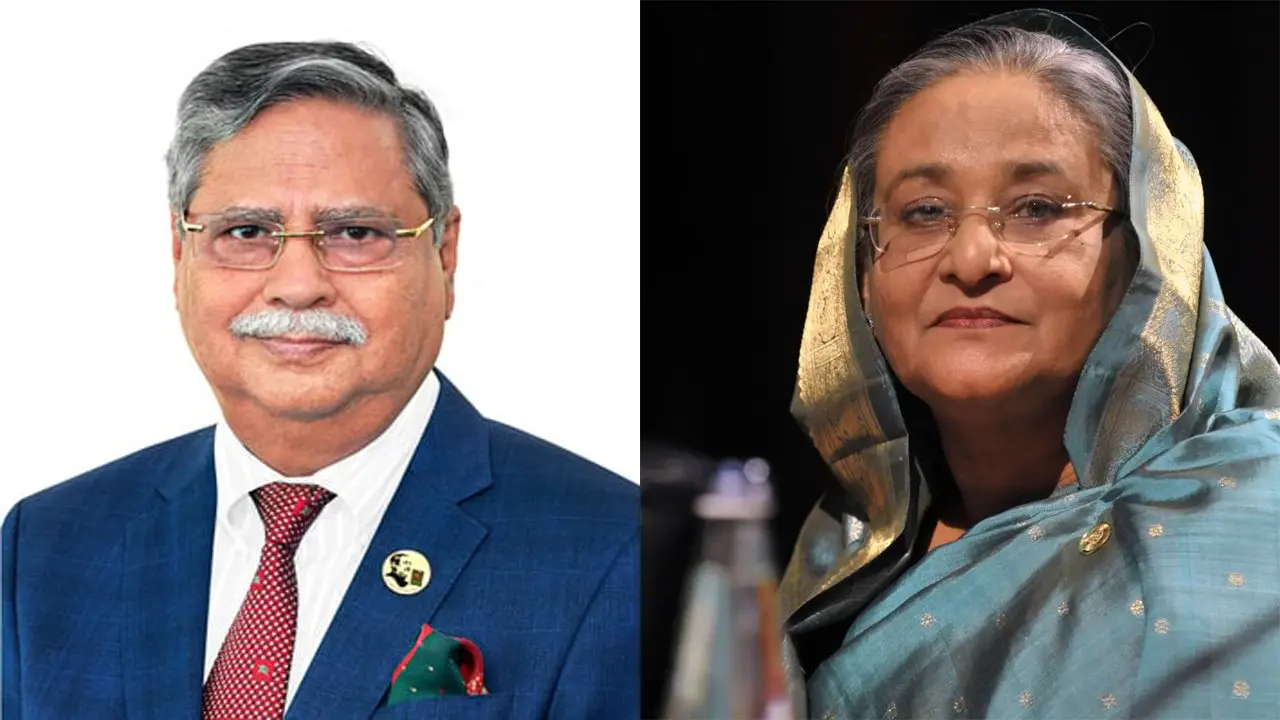 ৫ আগস্ট ভাষণে হাসিনার পদত্যাগ নিয়ে কী বলেছিলেন রাষ্ট্রপতি