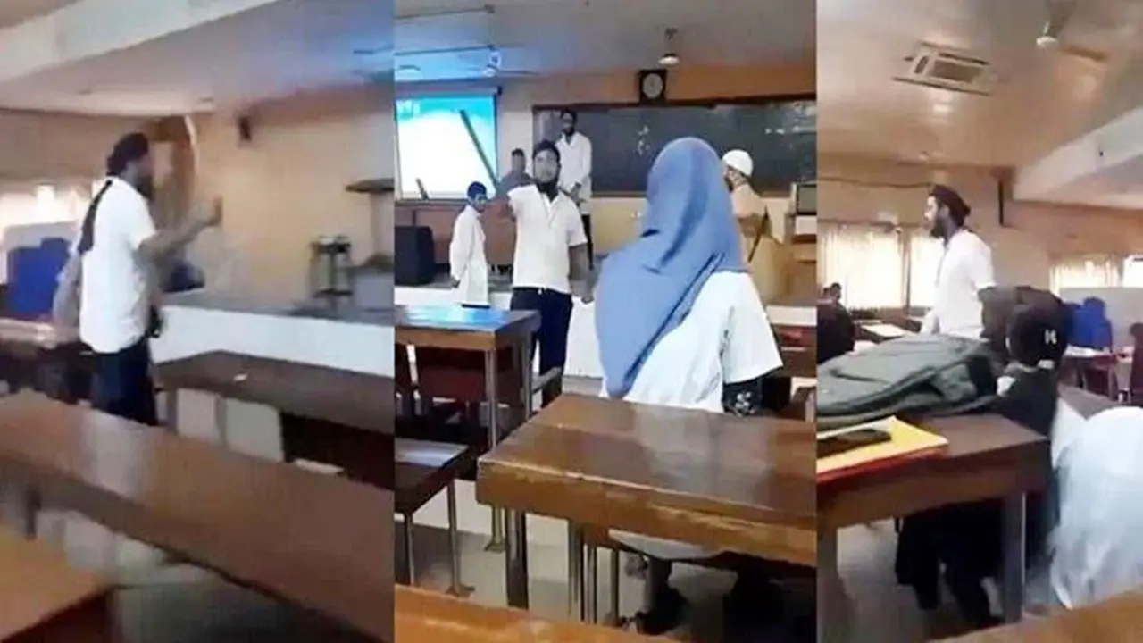 লাঠি হাতে শ্রেণিকক্ষে ঢুকে পড়া সেই যুবক কিশোরগঞ্জে আটক
