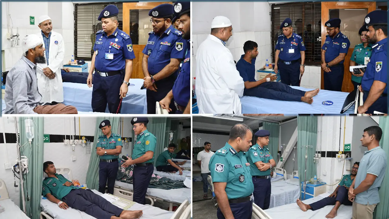 বঙ্গভবনের সামনে বিক্ষোভকারীদের হামলায় ২৫ পুলিশ আহত : ডিএমপি
