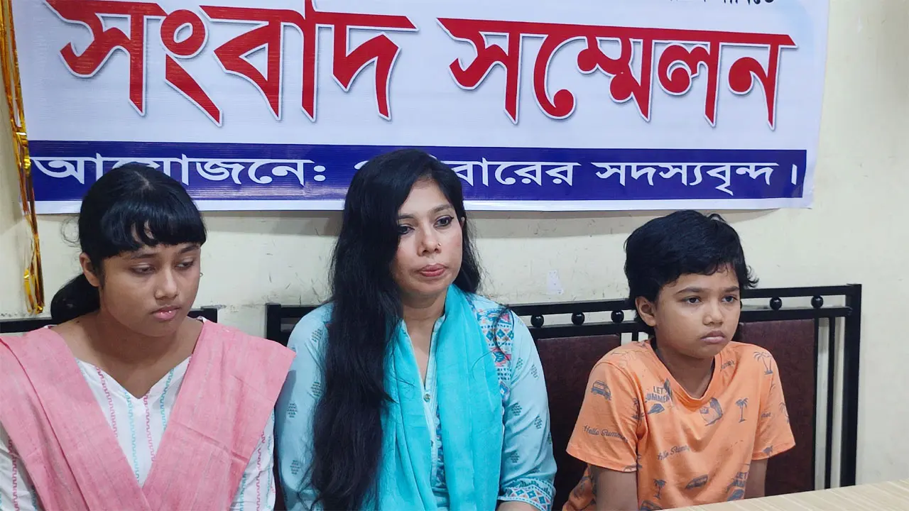 পুলিশ কর্মকর্তা স্বামীর পরকীয়া-নির্যাতনের অভিযোগ স্ত্রীর