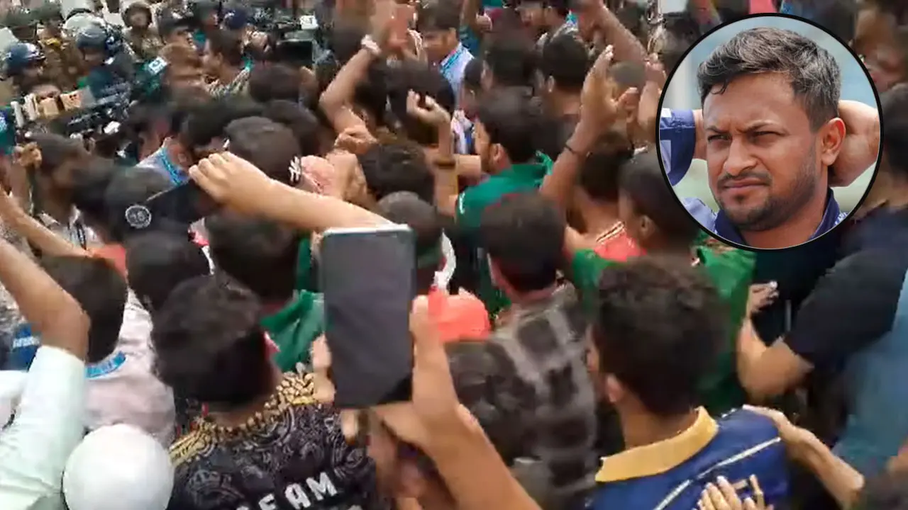 মিরপুরে ফের সাকিব ভক্তদের আন্দোলন, ধাওয়া-পাল্টা ধাওয়া