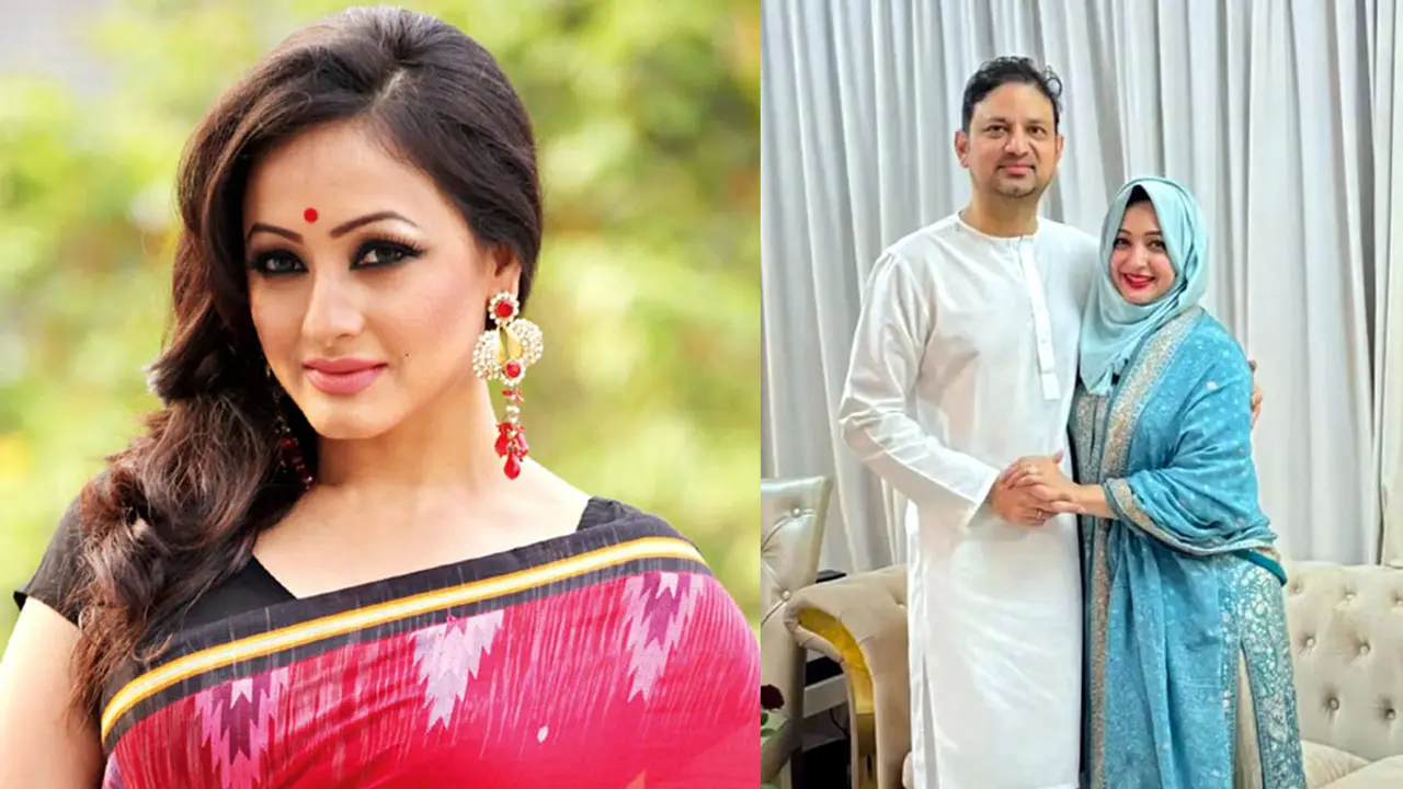 স্বামীকে নিয়ে হানিমুনে না গিয়ে উমরাহ করেছেন সুজানা