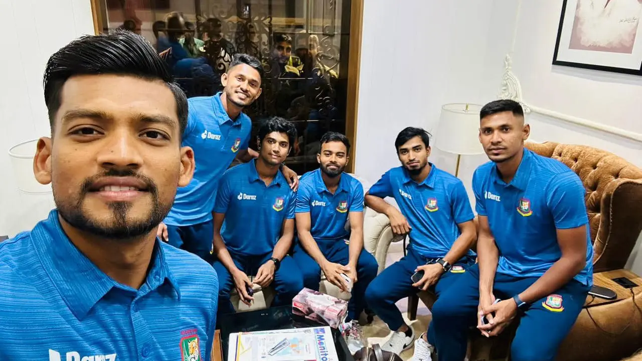 গোয়ালিয়রে শান্ত-লিটনদের জন্য বিশেষ নৈশভোজ