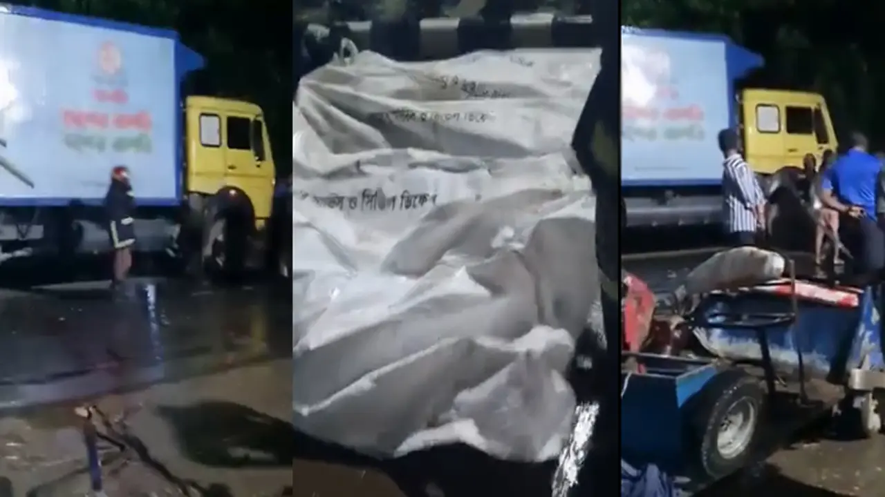 গাজীপুরে দাঁড়িয়ে থাকা কাভার্ডভ্যানে সিএনজির ধাক্কা, শিশুসহ নিহত ৫