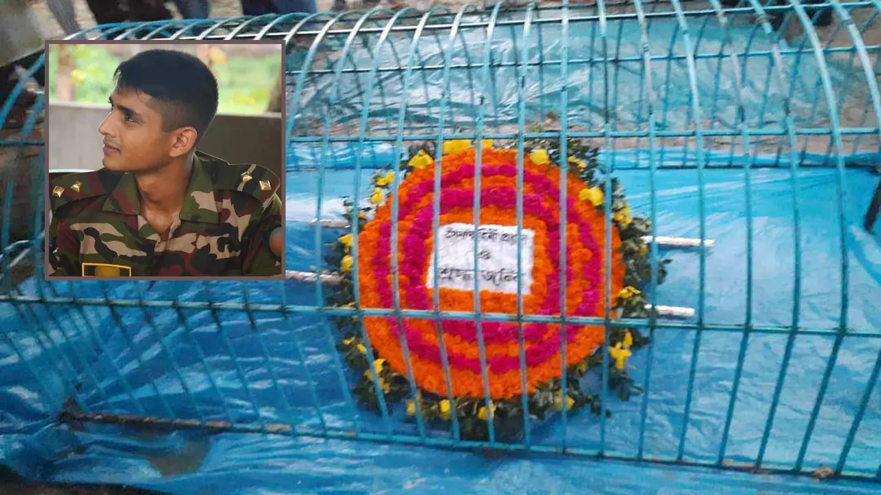 নিজ গ্রা‌মে চিরনিদ্রায় শায়িত লেফটেন্যান্ট নির্জন
