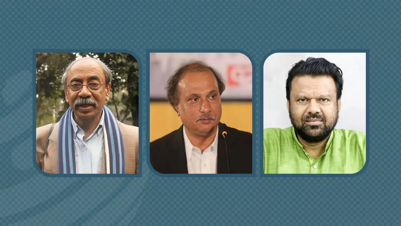 শাহরিয়ার-মোজাম্মেল-শ্যামল দত্তকে ১০ দিনের রিমান্ডে চায় পুলিশ