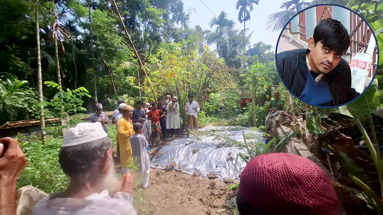 মা-বাবা-ভাইয়ের কবরের পাশে চিরনিদ্রায় শায়িত তোফাজ্জল