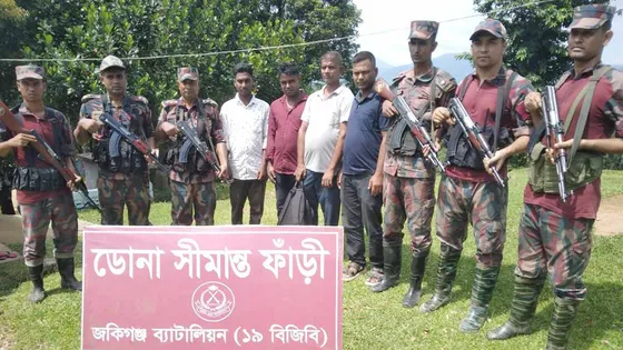 ভারতে পালানোর চেষ্টা, ফরিদপুরের চার ব্যক্তি সিলেট সীমান্তে আটক