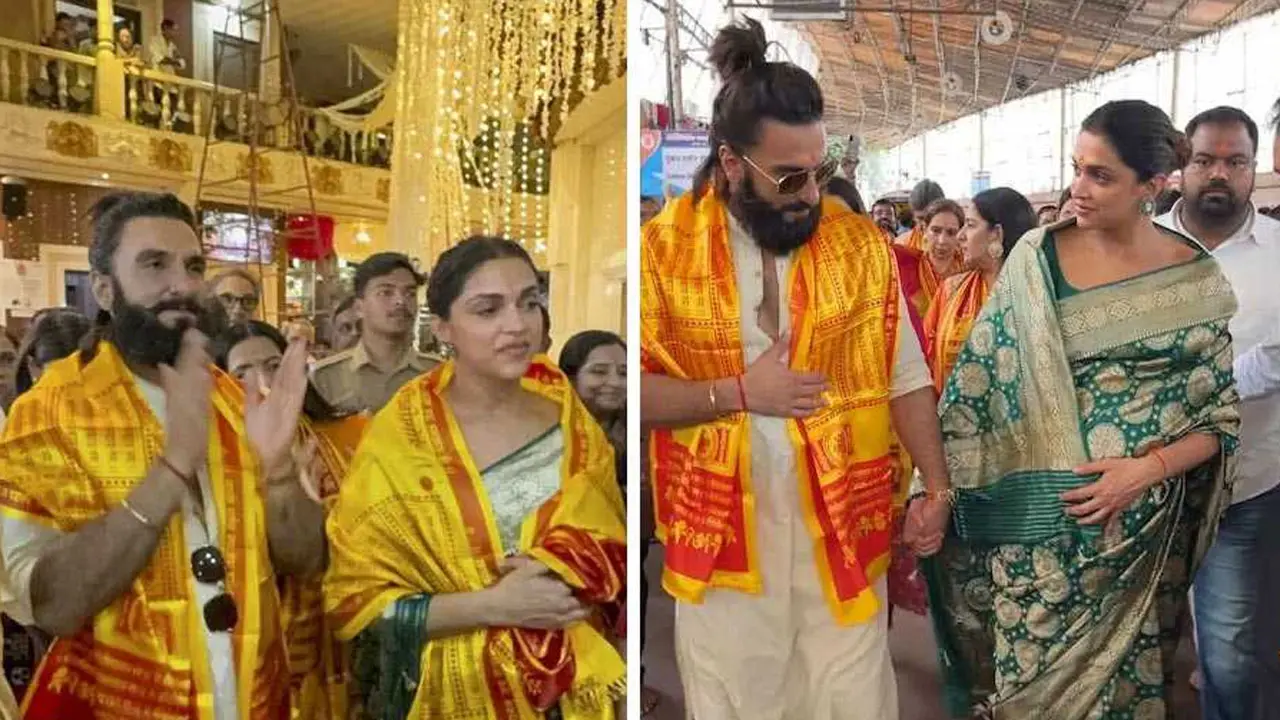 সবুজ বেনারসিতে আরও লাস্যময়ী দীপিকা